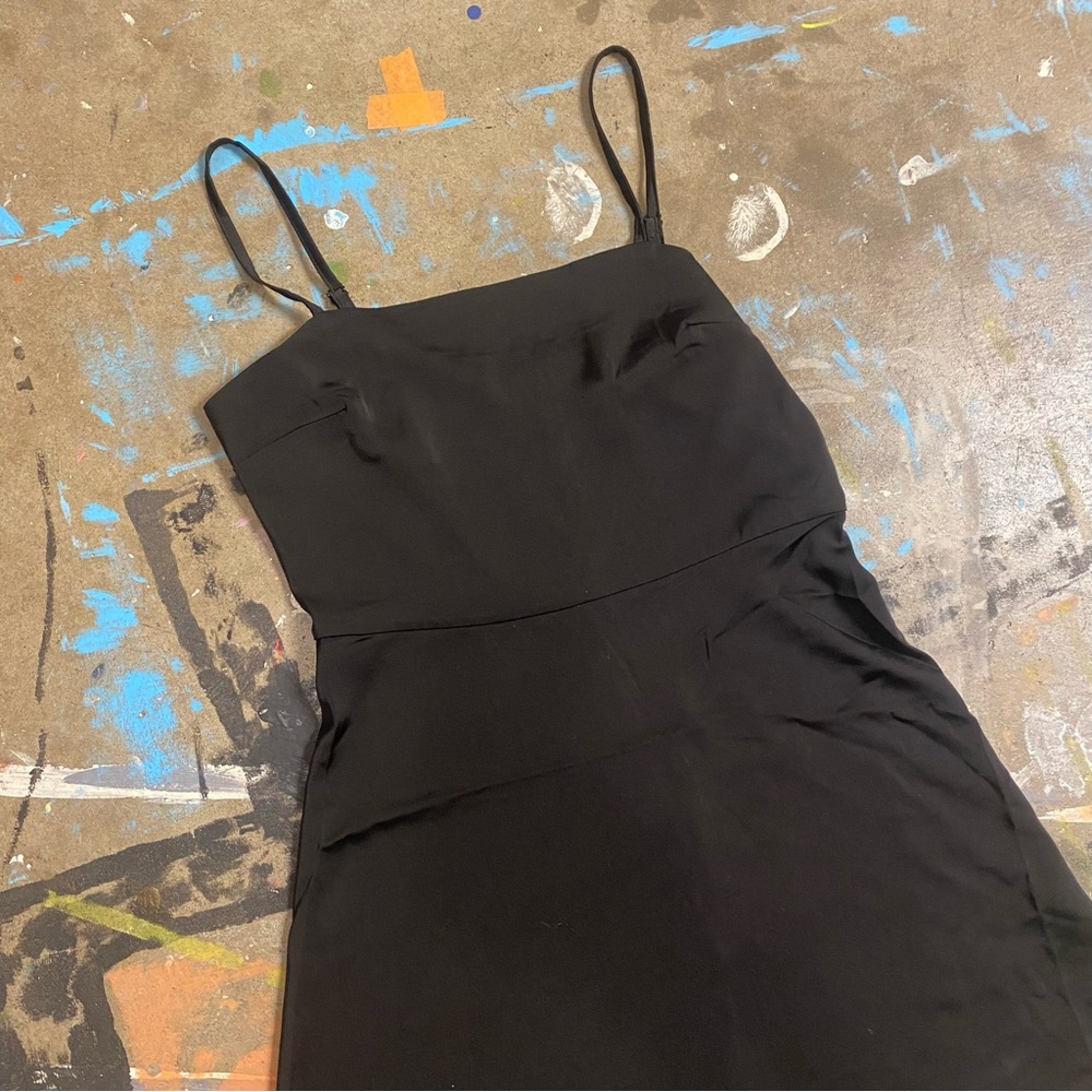 NWOT silk basic mini dress